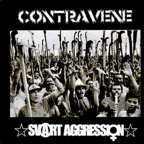Cover Contravene / Svart Aggression - Split EP (7, EP) Schallplatten Ankauf