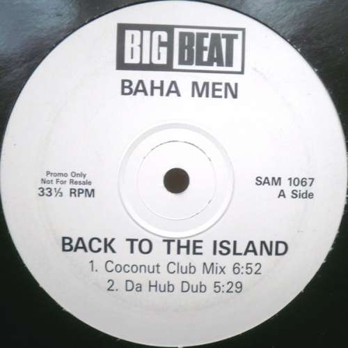 Cover Baha Men - Back To The Island (12, Promo) Schallplatten Ankauf