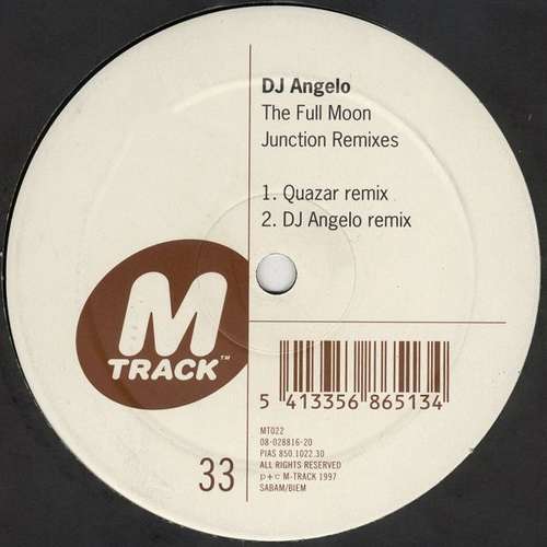 Cover DJ Angelo - The Full Moon Junction Remixes (12) Schallplatten Ankauf