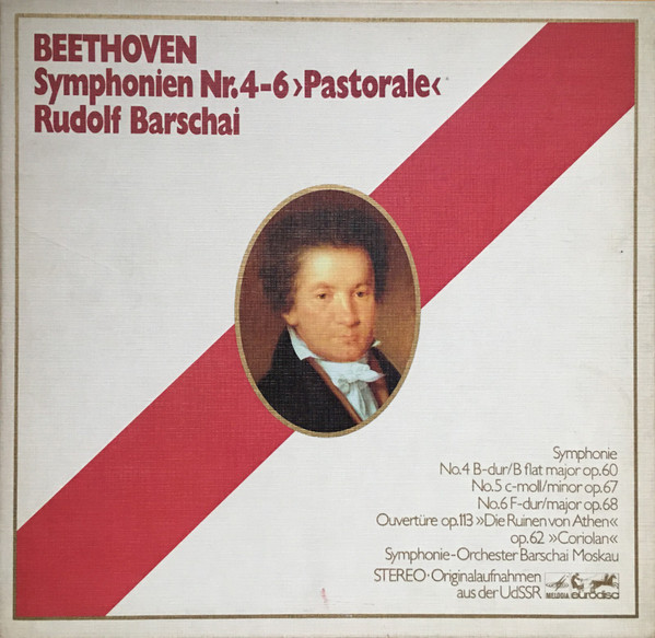 Bild Beethoven*, Symphonie-Orchester Barschai Moskau* , Conductor Rudolf Barschai* - Symphonien Nr. 4-6 ›Pastorale‹ (3xLP + Box) Schallplatten Ankauf