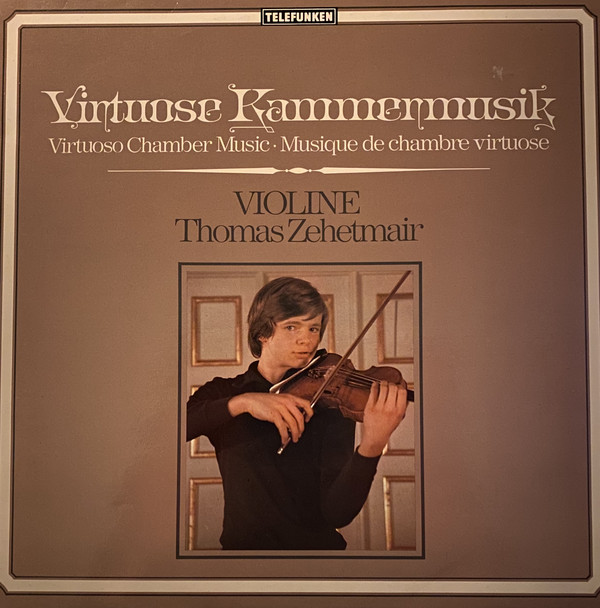 Cover Thomas Zehetmair, David Levine (4) - Virtuose Kammermusik (LP) Schallplatten Ankauf