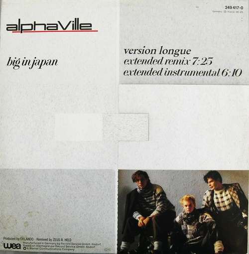 Cover Big In Japan (Version Longue) Schallplatten Ankauf