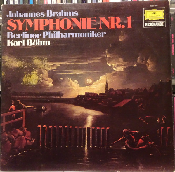 Cover Johannes Brahms, Berliner Philharmoniker, Karl Böhm - Symphonie Nr. 1 (LP, RE) Schallplatten Ankauf