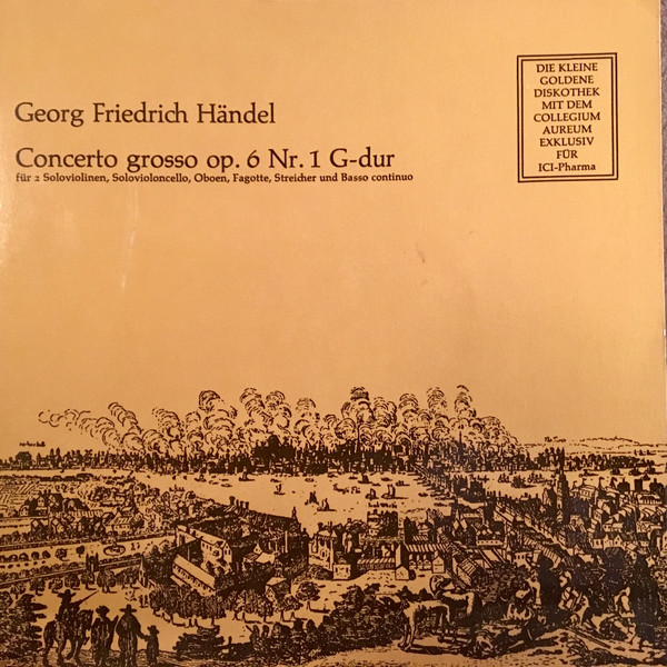 Cover Georg Friedrich Händel - Collegium Aureum - Concerto Grosso Op. 6 Nr.1 G-Dur (7) Schallplatten Ankauf