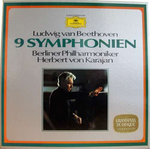 Cover Ludwig Van Beethoven - Berliner Philharmoniker, Herbert Von Karajan - 9 Symphonien (7xLP + Box) Schallplatten Ankauf