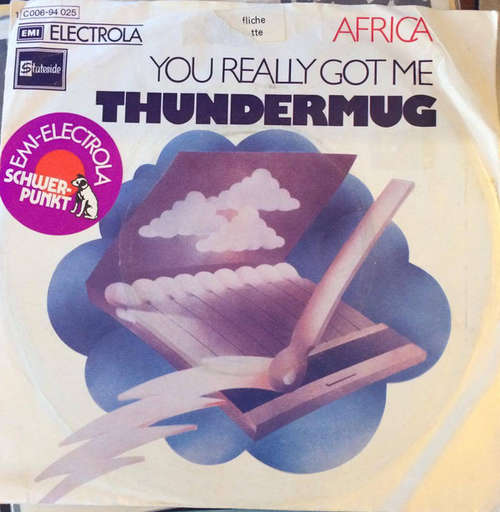 Cover Thundermug - Africa / You Really Got Me (7, Single) Schallplatten Ankauf