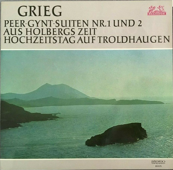 Cover Edvard Grieg - Peer-Gynt-Suiten Nr. 1 Und 2 / Aus Holbergs Zeit / Hochzeitstag Auf Troldhaugen (LP) Schallplatten Ankauf