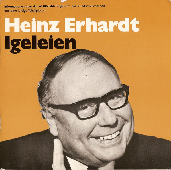 Cover Heinz Erhardt / Irene Koss - Igeleien / Das Märchen Vom Hasen Und Dem Igel (Die Igel-Schallplatte Der ALBINGIA) (7, Promo) Schallplatten Ankauf