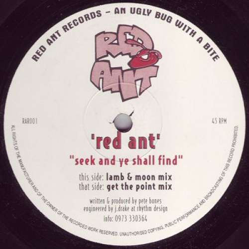 Cover Red Ant - Seek And Ye Shall Find (12) Schallplatten Ankauf