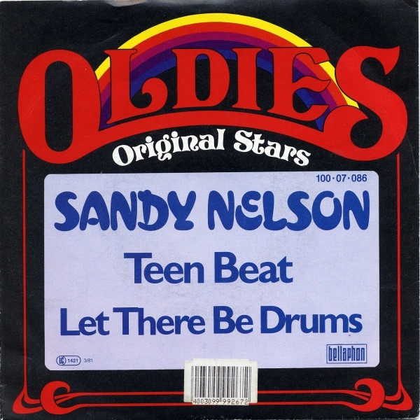 Cover Sandy Nelson - Teen Beat / Let There Be Drums (7, Single) Schallplatten Ankauf