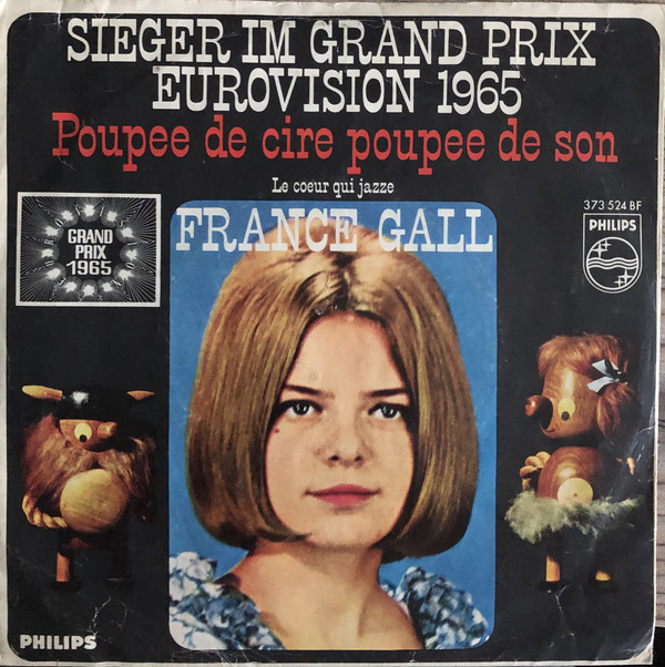 Cover France Gall - Poupée De Cire Poupée De Son (7, Single, Mono) Schallplatten Ankauf