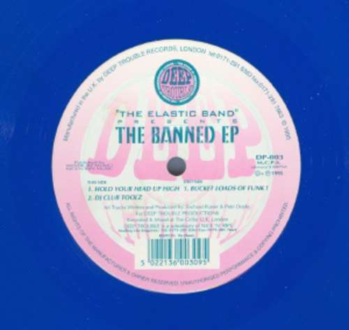 Cover The Elastic Band - The Banned EP (12, EP, Blu) Schallplatten Ankauf