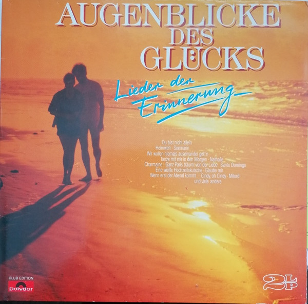 Cover Various - Augenblicke Des Glücks (Lieder Der Erinnerung) (2xLP, Club) Schallplatten Ankauf