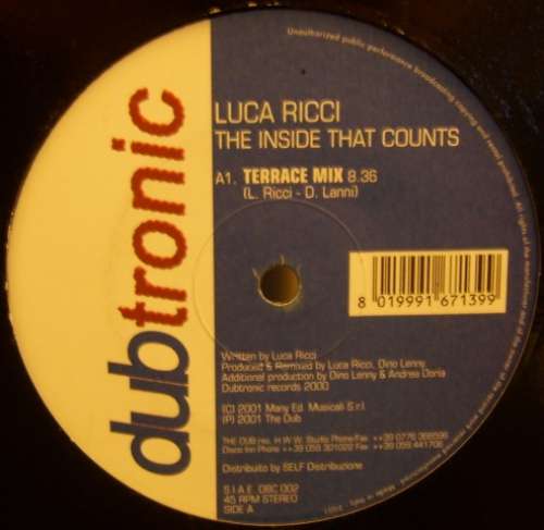 Cover Luca Ricci - The Inside That Counts (12) Schallplatten Ankauf