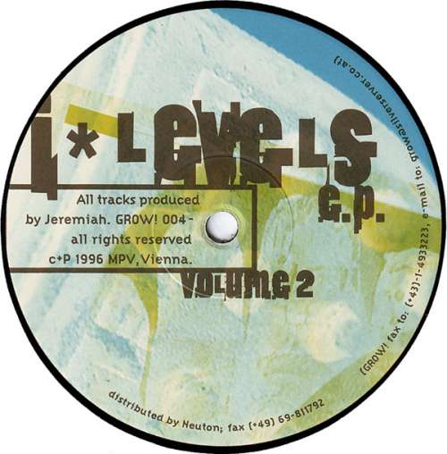 Cover Jeremiah - I*Levels E.P. Volume 2 (12, EP) Schallplatten Ankauf