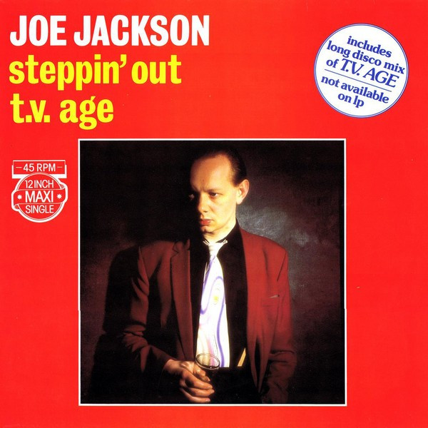 Cover Joe Jackson - Steppin' Out / T.V. Age (12, Maxi) Schallplatten Ankauf