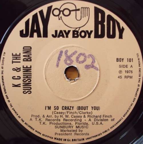 Cover KC & The Sunshine Band - I'm So Crazy (Bout You) (7, Single) Schallplatten Ankauf