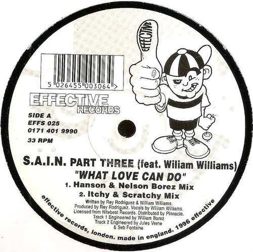 Cover S.A.I.N. feat. William Williams - What Love Can Do (Part Three) (12) Schallplatten Ankauf