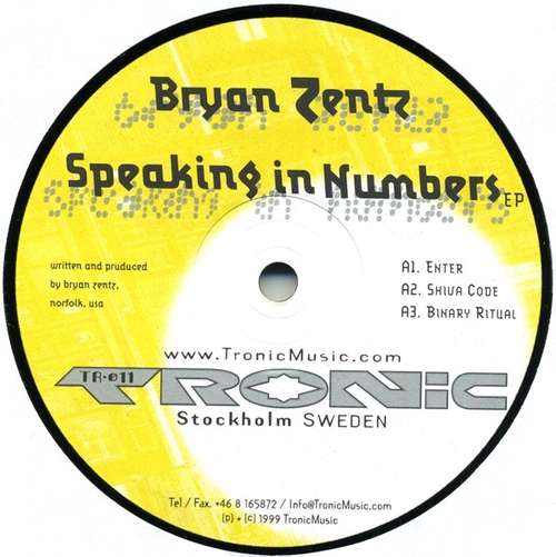 Cover Speaking In Numbers EP Schallplatten Ankauf