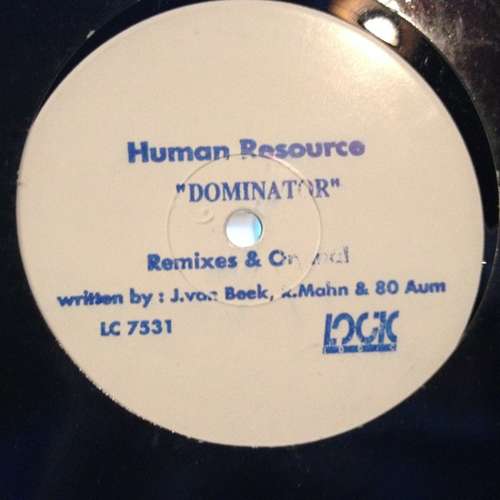 Cover Human Resource - Dominator (Original & Remixes) (12, Promo, W/Lbl) Schallplatten Ankauf
