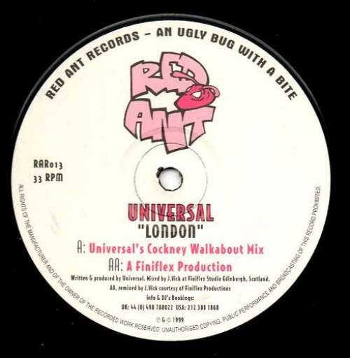 Cover Universal (3) - London (12) Schallplatten Ankauf