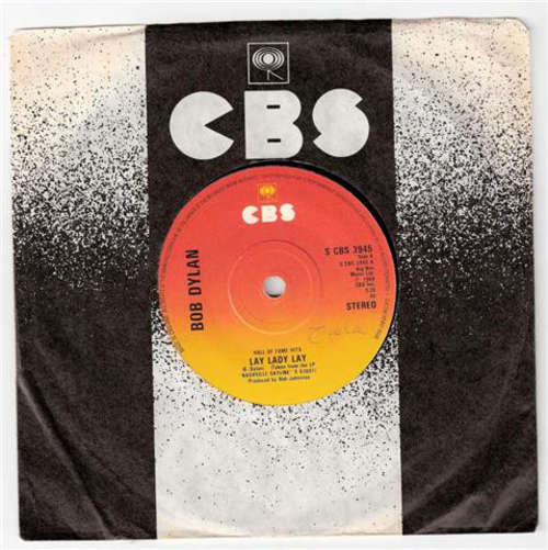 Cover Bob Dylan - Lay Lady Lay / I Threw It All Away (7, RE) Schallplatten Ankauf