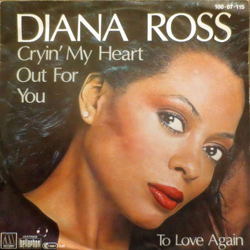 Cover Diana Ross - Cryin' My Heart Out For You (7, Single) Schallplatten Ankauf