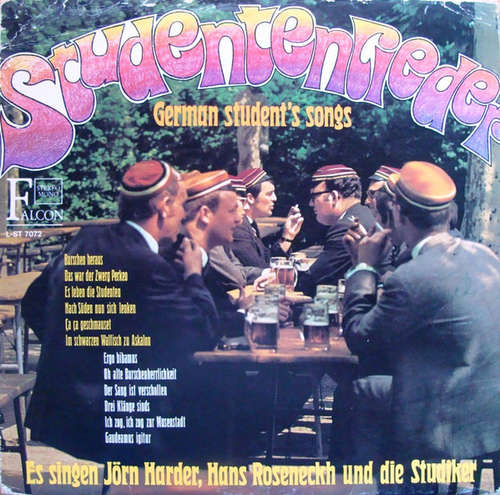 Cover Jörn Harder, Hans Roseneckh Und Die Studiker* - Studentenlieder - German Student's Songs (LP, Comp) Schallplatten Ankauf