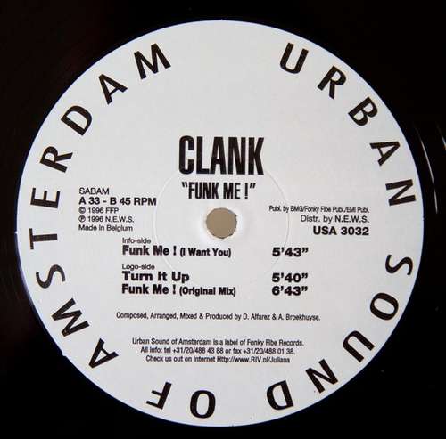 Cover Clank - Funk Me! (12) Schallplatten Ankauf