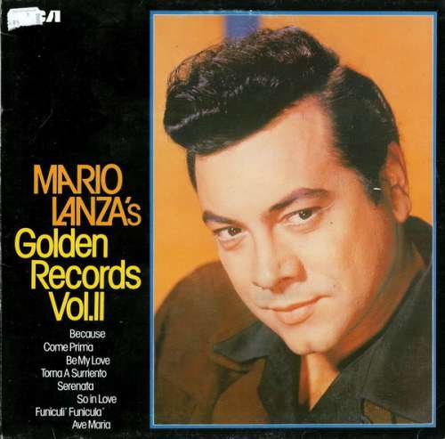 Cover Mario Lanza's Golden Records Vol.II Schallplatten Ankauf