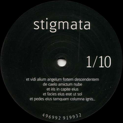 Cover Stigmata 1/10 Schallplatten Ankauf