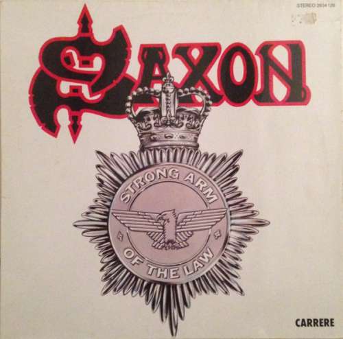 Cover Saxon - Strong Arm Of The Law (LP, Album, RE) Schallplatten Ankauf