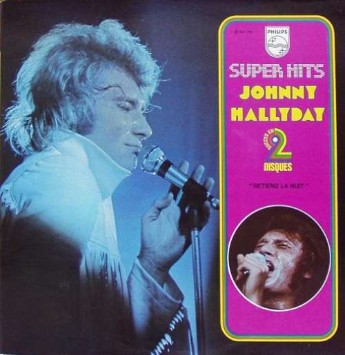 Cover Johnny Hallyday - Super Hits (2xLP, Comp) Schallplatten Ankauf