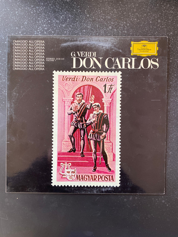 Cover Giuseppe Verdi - Don Carlos /brani scelti (LP) Schallplatten Ankauf