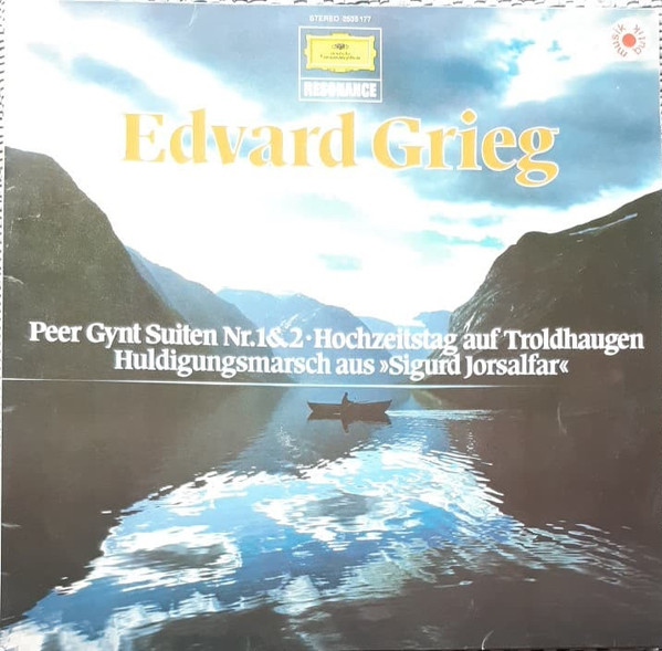 Cover Edvard Grieg - Peer Gynt Suiten Nr.1&2 • Hochzeitstag Auf Troldhaugen / Huldigungsmarsch Aus »Sigurd Jorsalfar« (LP, RE) Schallplatten Ankauf