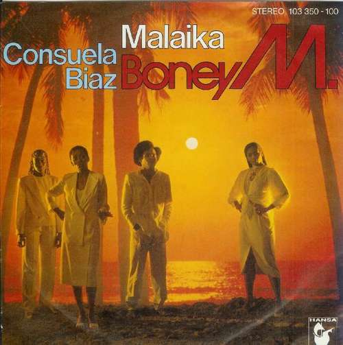 Cover Boney M. - Malaika / Consuela Biaz (7, Single) Schallplatten Ankauf