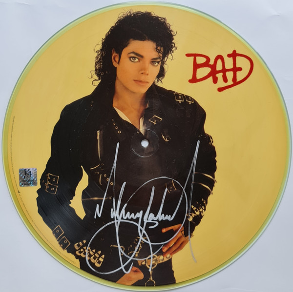 Cover Michael Jackson - Bad (LP, Album, Pic, Yel) Schallplatten Ankauf