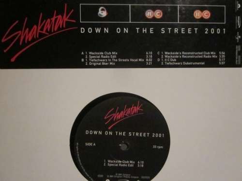 Cover Shakatak - Down On The Street 2001 (2x12, Promo) Schallplatten Ankauf
