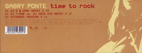 Cover Gabry Ponte - Time To Rock (12) Schallplatten Ankauf