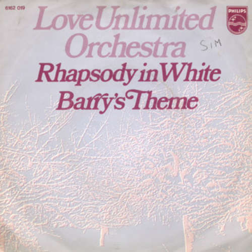 Cover Love Unlimited Orchestra - Rhapsody In White / Barry's Theme (7) Schallplatten Ankauf