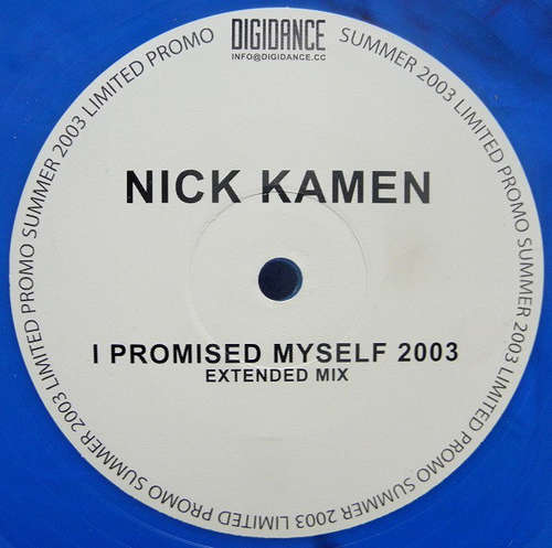 Cover Nick Kamen - I Promised Myself 2003 / On A Wave (12, Ltd, Blu) Schallplatten Ankauf