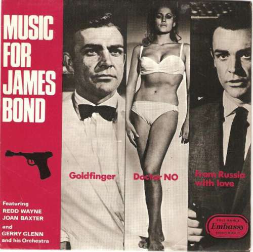 Cover Redd Wayne, Joan Baxter And Gerry Glenn And His Orchestra - Music For James Bond (7, EP) Schallplatten Ankauf