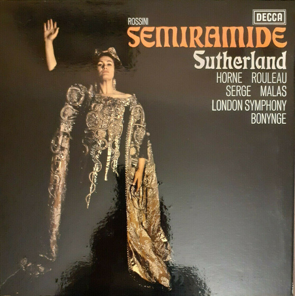 Cover Rossini*, Sutherland*, Horne*, Rouleau*, Serge*, Malas*, London Symphony*, Bonynge* - Semiramide (3xLP + Box) Schallplatten Ankauf