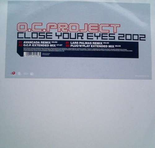 Cover O.C.Project* - Close Your Eyes 2002 (12) Schallplatten Ankauf