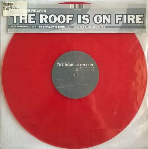 Cover The Grim Reaper - The Roof Is On Fire (12, Red) Schallplatten Ankauf