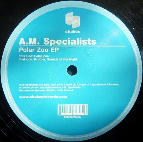Cover A.M. Specialists - Polar Zoo EP (12, EP) Schallplatten Ankauf