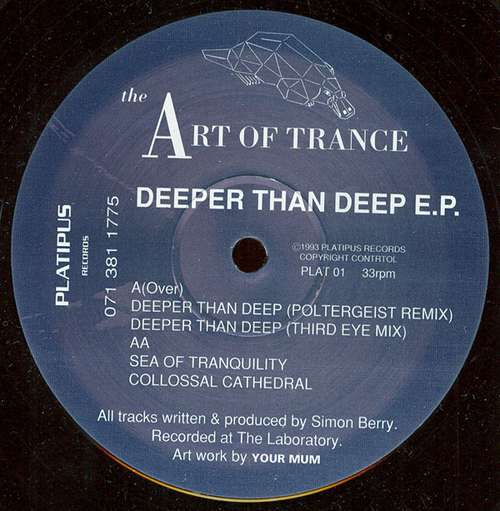 Cover The Art Of Trance* - Deeper Than Deep E.P. (12, EP) Schallplatten Ankauf