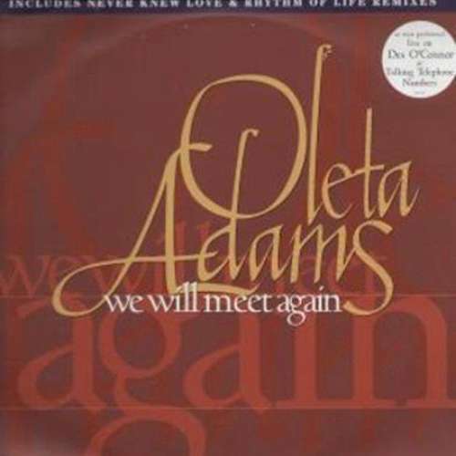 Cover Oleta Adams - We Will Meet Again (12) Schallplatten Ankauf