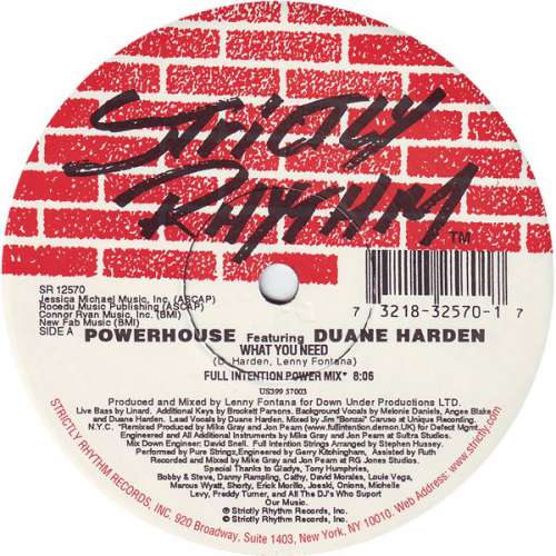 Cover Powerhouse Featuring Duane Harden - What You Need (2x12) Schallplatten Ankauf