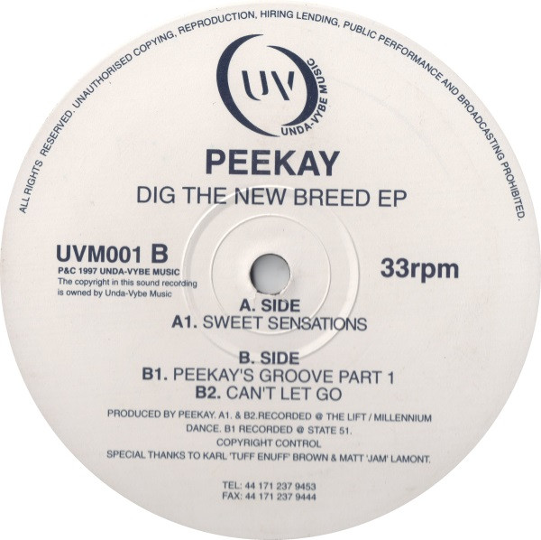 Cover Peekay - Dig The New Breed EP (12, EP) Schallplatten Ankauf